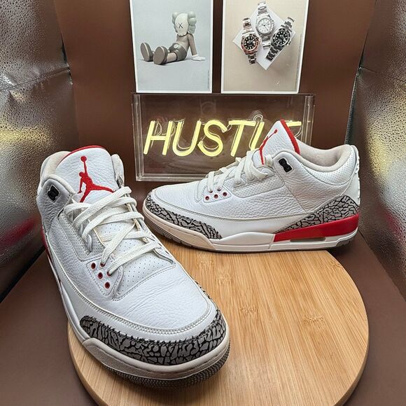 Jordan 3 Retro Hall of Fame 2018 Men’s Sz 13 main image 9